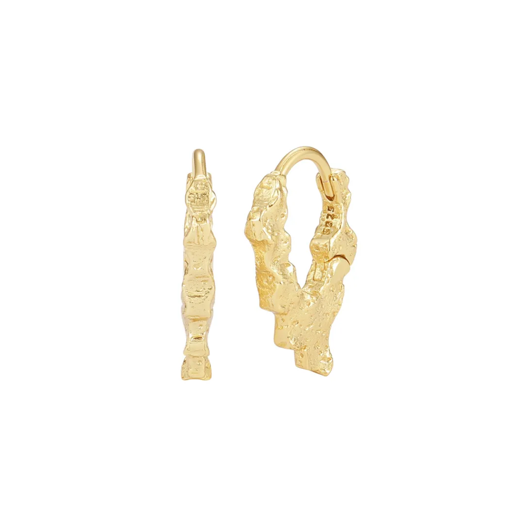 Nava Copenhagen Hoops | Øreringe>Nagaina Earrings - Gold Plated