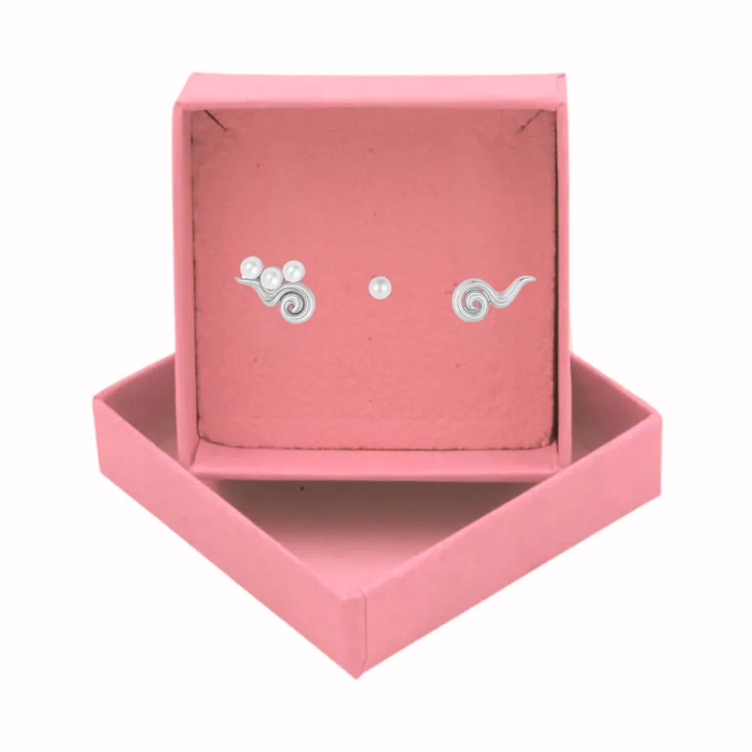 Nava Copenhagen Ørestikker | Øreringe>Nava Box #Tides - Silver