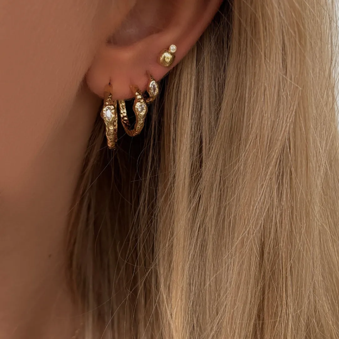 Nava Copenhagen Hoops | Øreringe>Nepit Earrings - Gold Plated