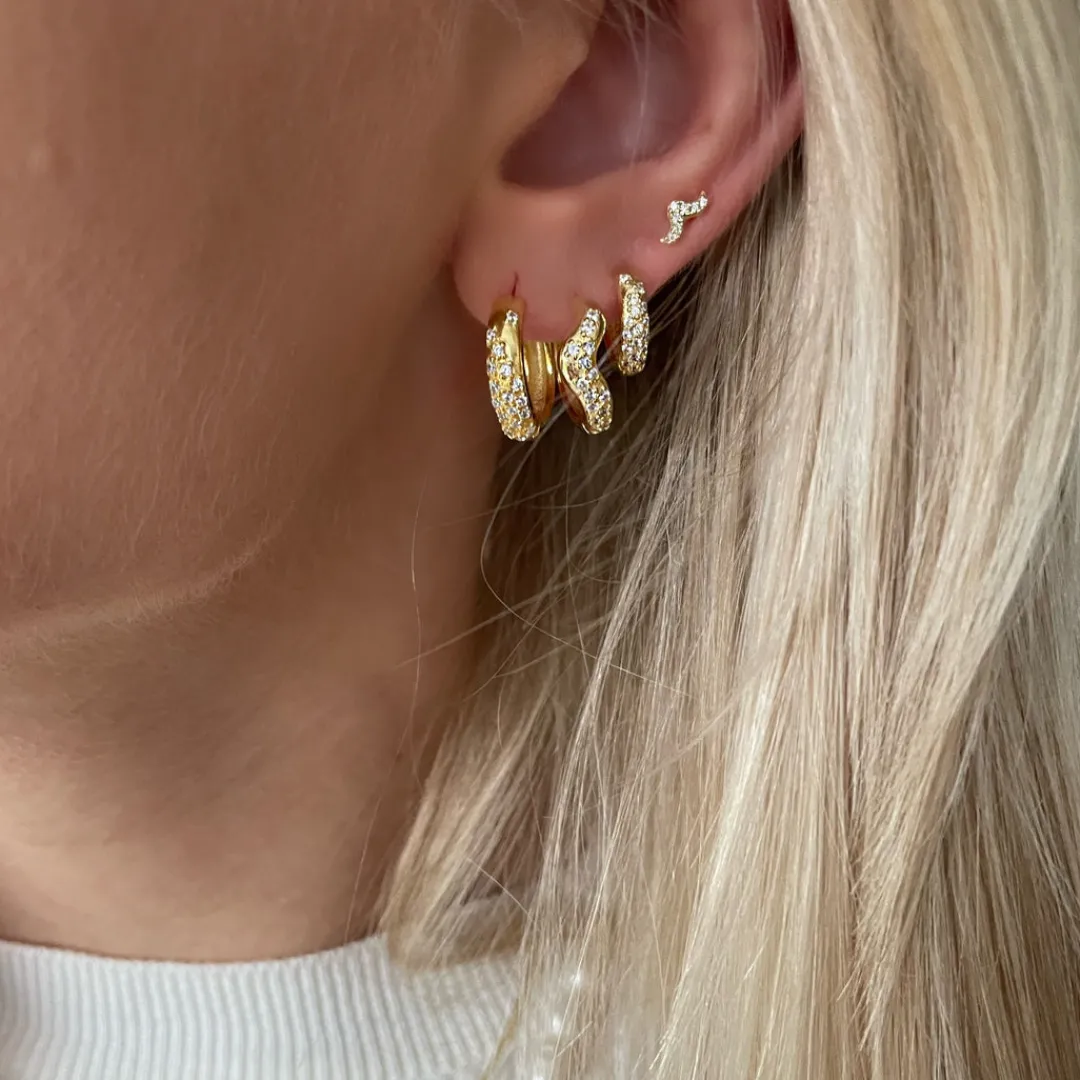 Nava Copenhagen Ørestikker | Øreringe>Norma Petite Studs - Gold Plated