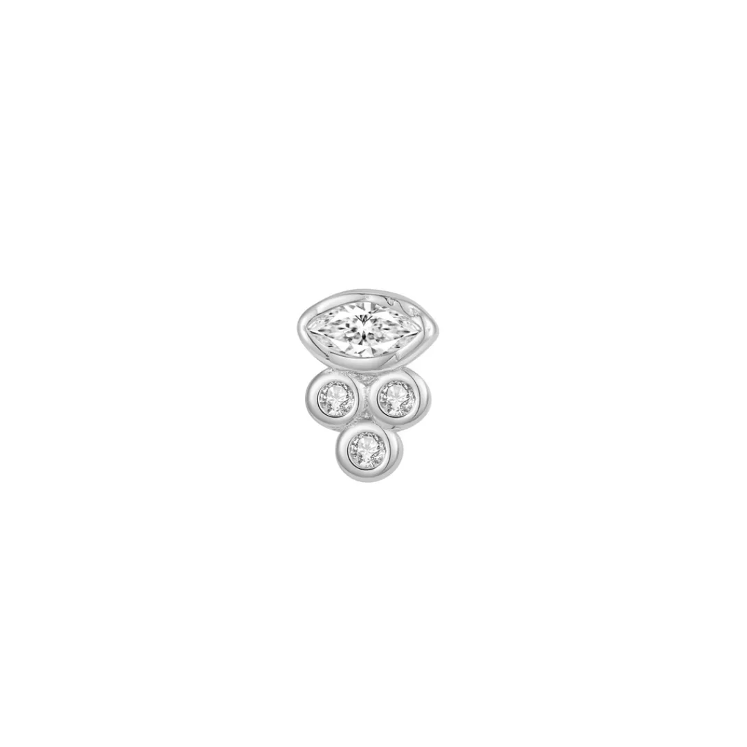 ra_petite_studs__silver_2.webp Nava Copenhagen Ørestikker | Øreringe>Ra Petite Studs - Silver