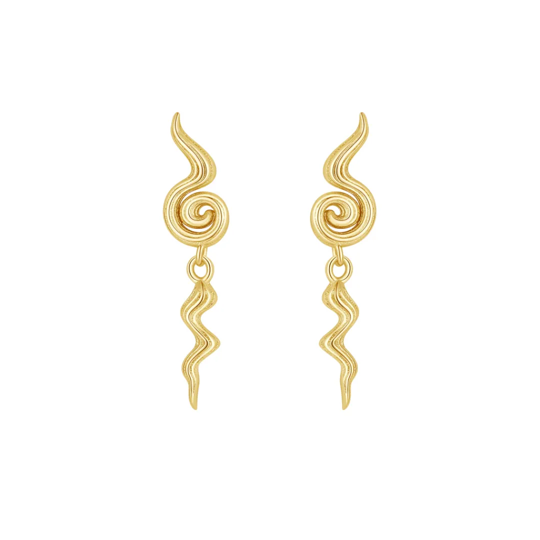 Nava Copenhagen Ørestikker | Øreringe>Sadira Earrings - Gold Plated