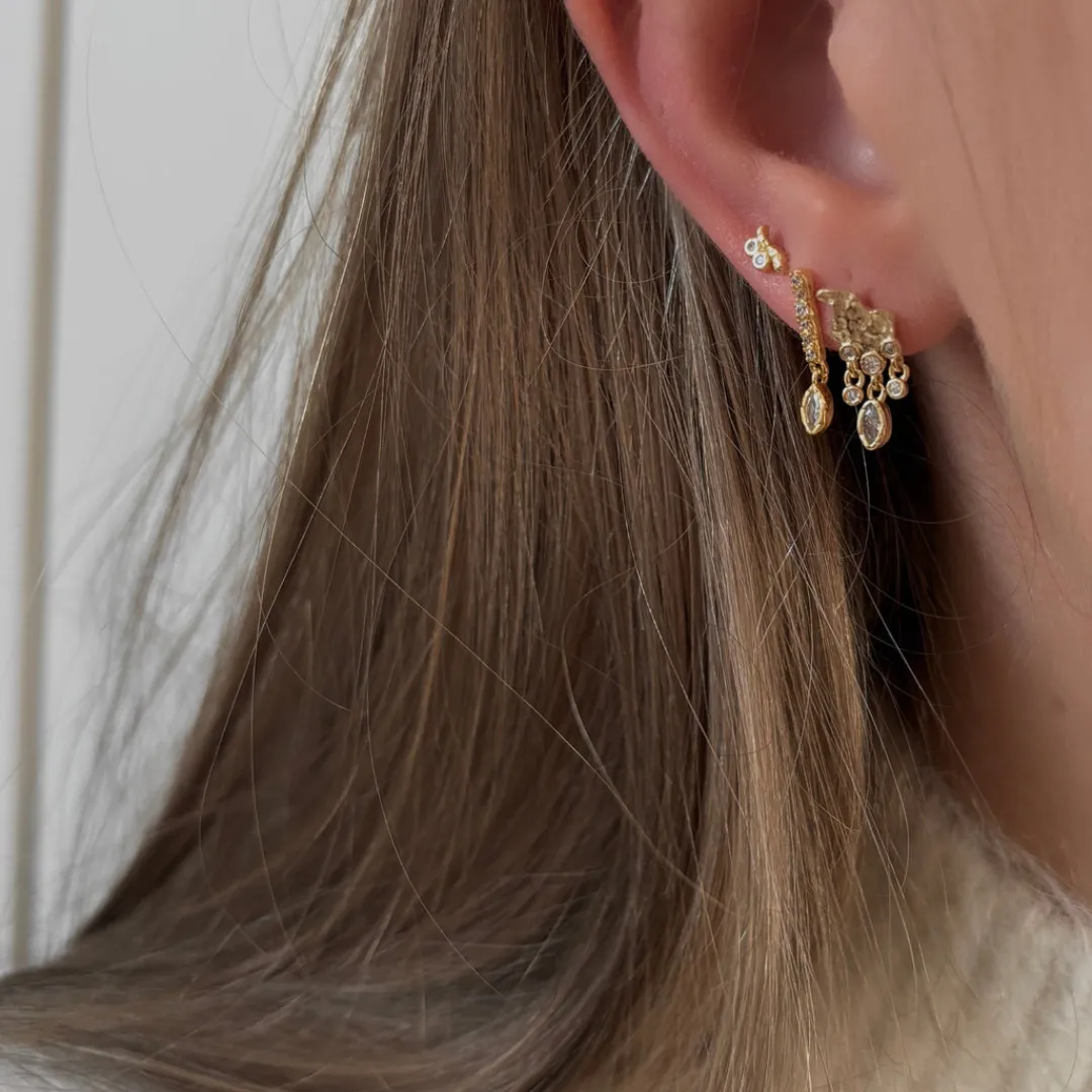 Nava Copenhagen Øreringe | Ørestikker>Semat Earrings - Gold Plated