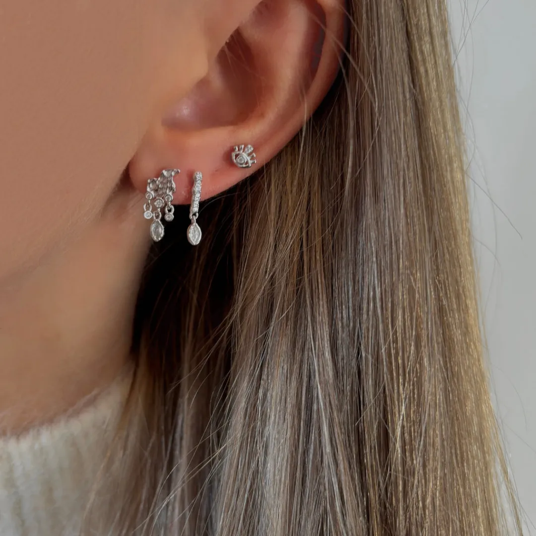 Nava Copenhagen Ørestikker | Øreringe>Semat Earrings - Silver