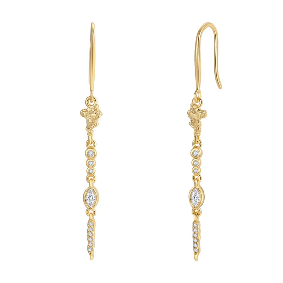 Nava Copenhagen Ørekroge | Øreringe>Seth Earrings - Gold Plated