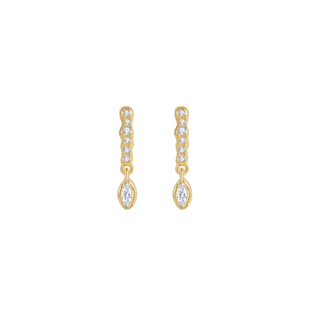 Nava Copenhagen Øreringe | Ørestikker>Shenti Earrings - Gold Plated