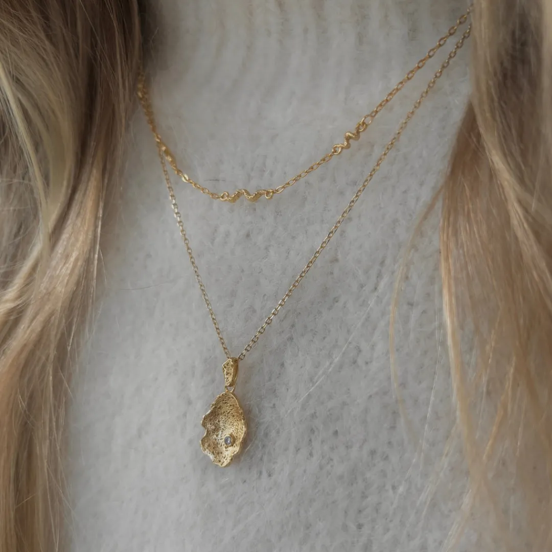 Nava Copenhagen Halskæder>Shesha Necklace - Gold Plated