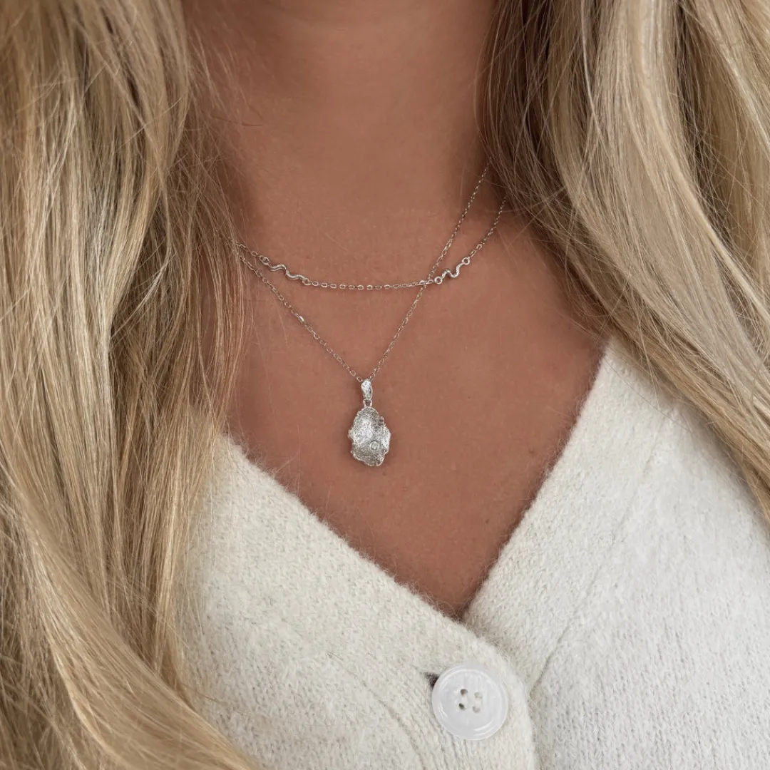 Nava Copenhagen Halskæder>Shesha Necklace - Silver