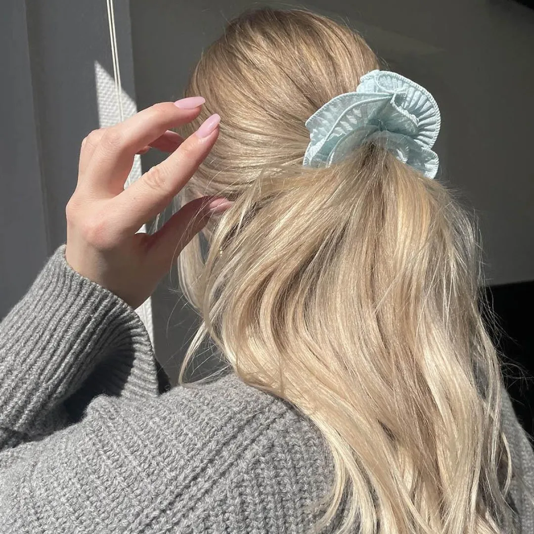 Nava Copenhagen Accessories>Sia Scrunchie - Navy