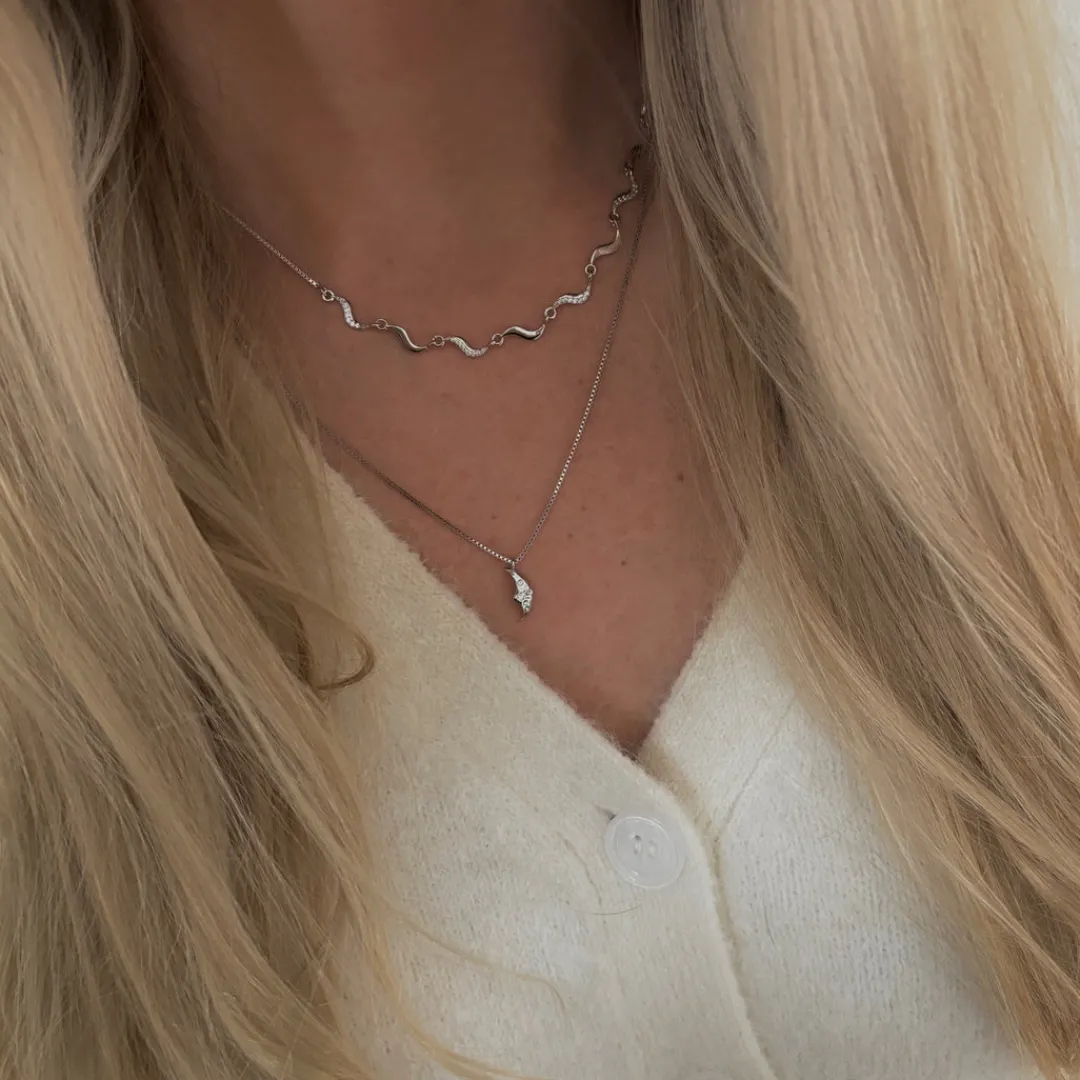 Nava Copenhagen Halskæder>Stella Necklace - Silver