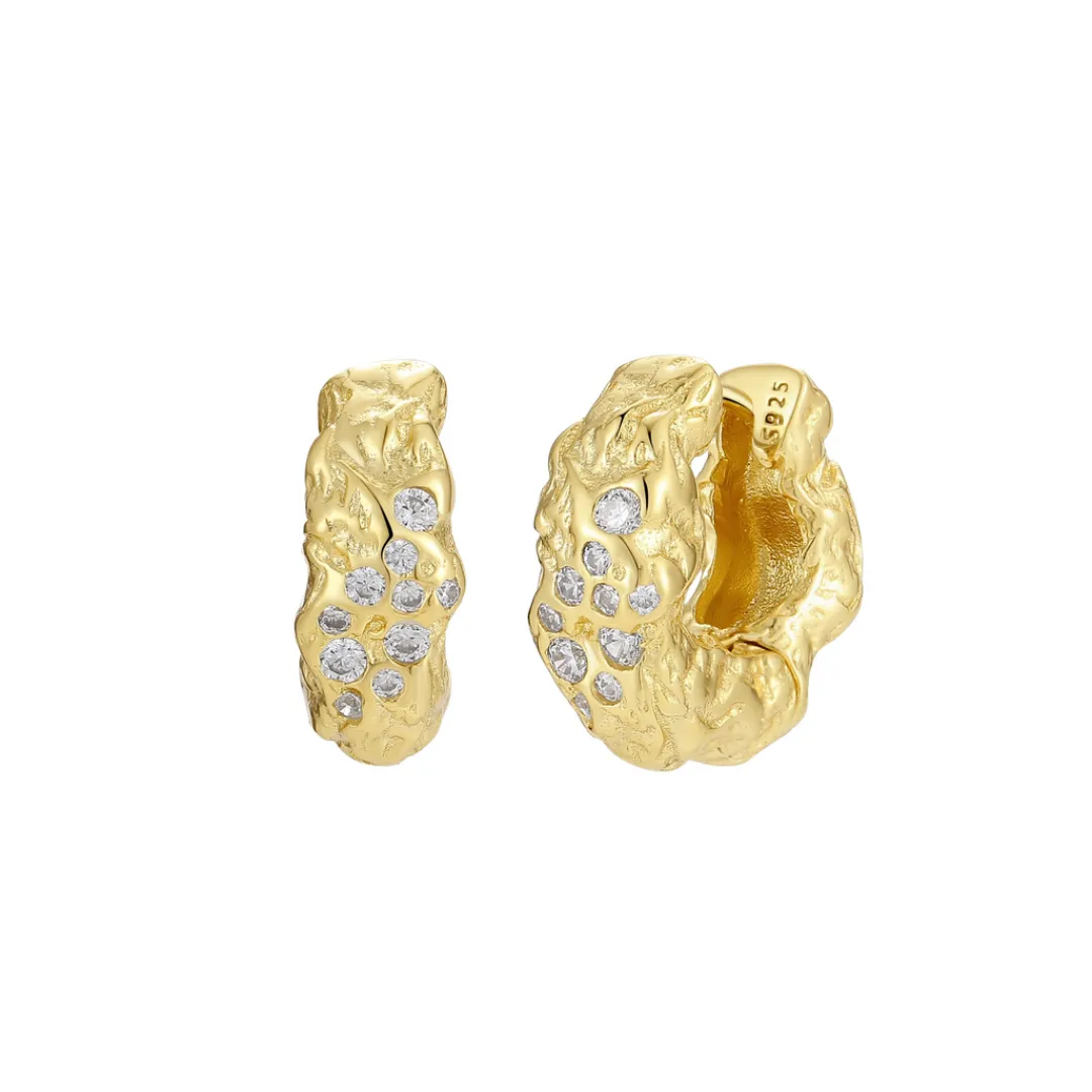 Nava Copenhagen Øreringe | Hoops>Tellus Earrings - Gold plated