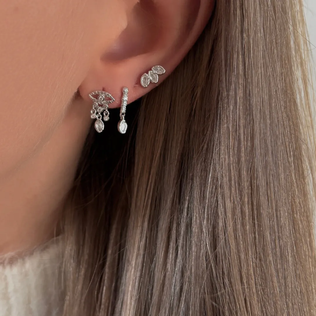 Nava Copenhagen Ørestikker | Øreringe>Tiya Earrings - Silver