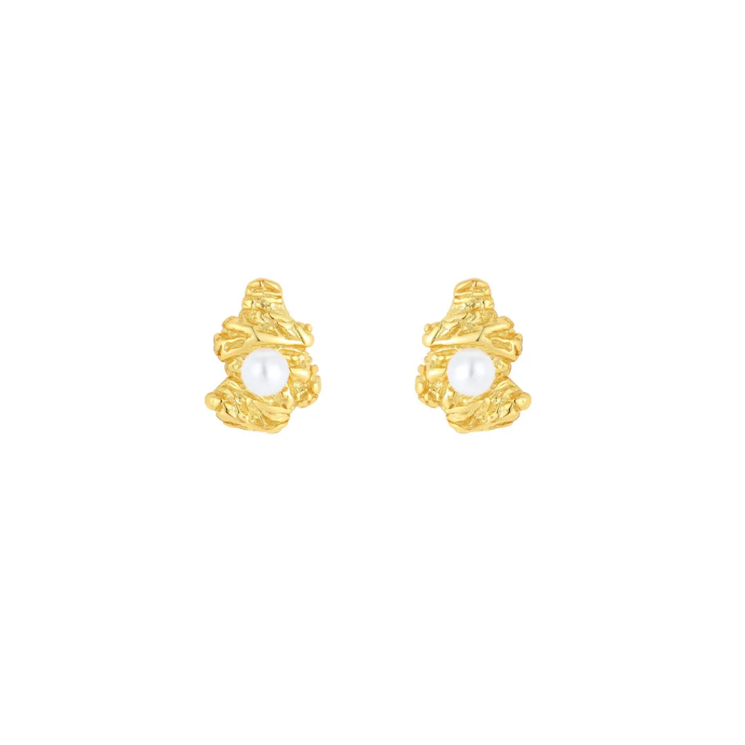 Nava Copenhagen Øreringe>Tuuli Earrings - Gold plated