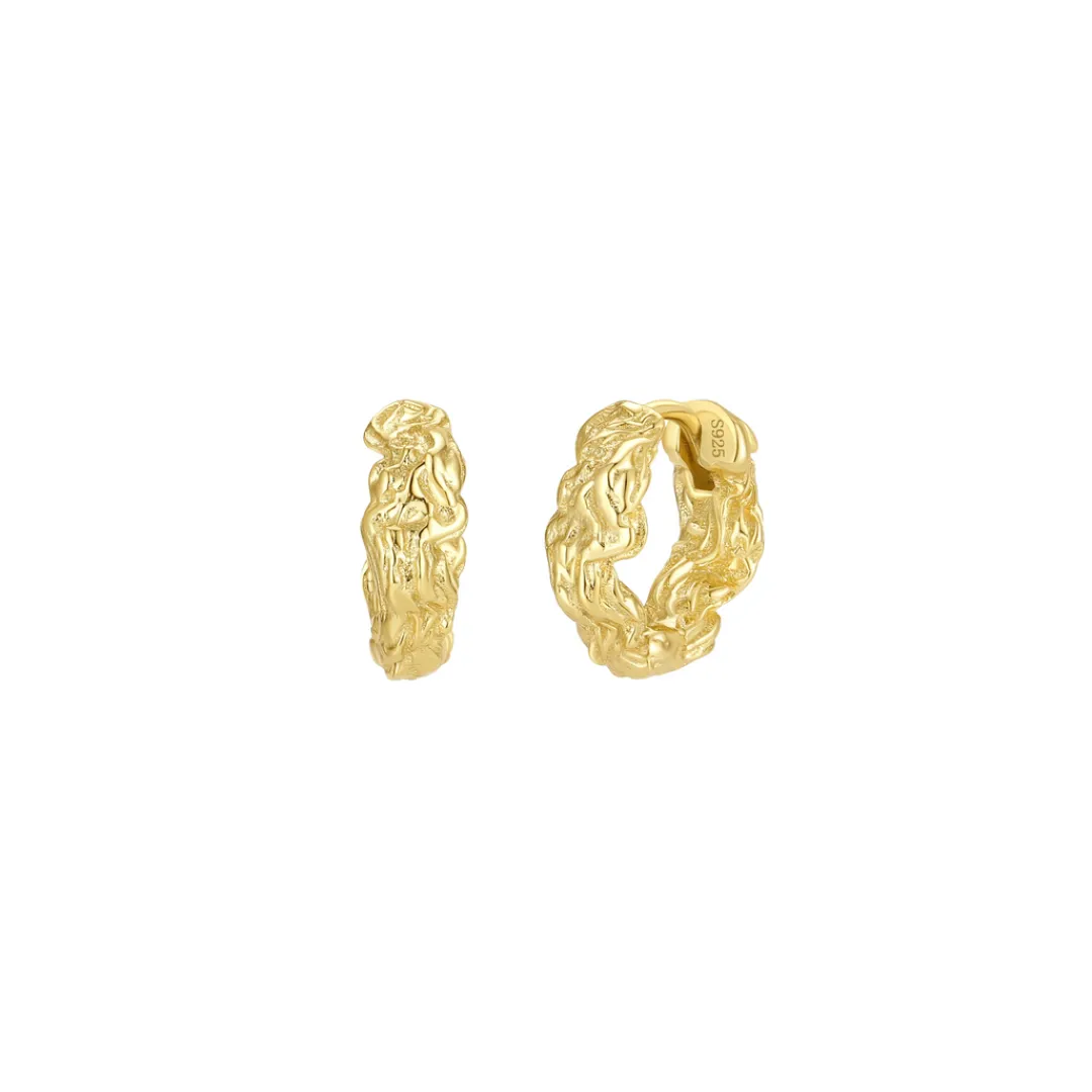 Nava Copenhagen Øreringe | Hoops>Tuuli Earrings - Gold plated