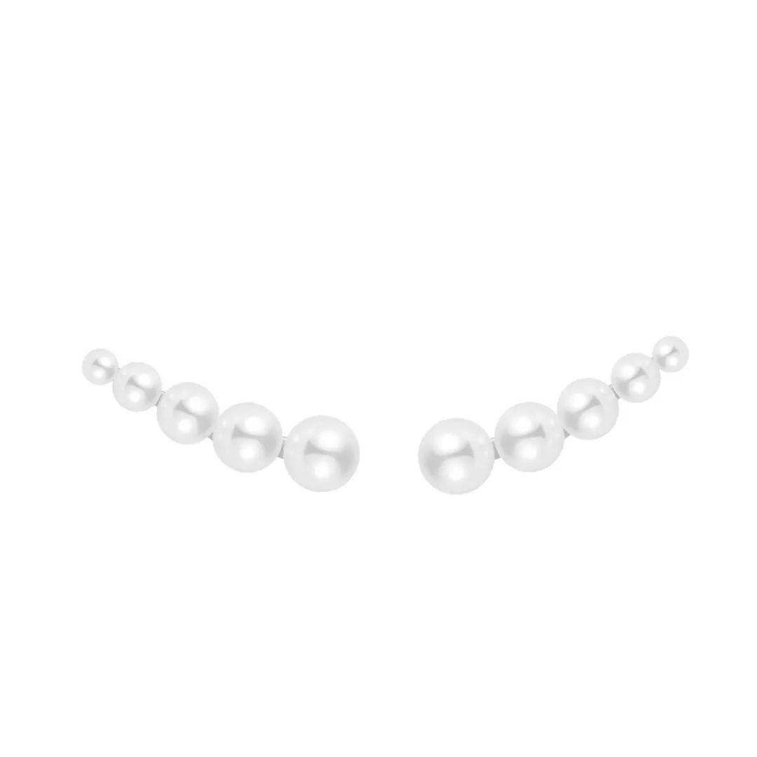 Nava Copenhagen Øreringe | Ørestikker>Varuna Ear Climber - Silver