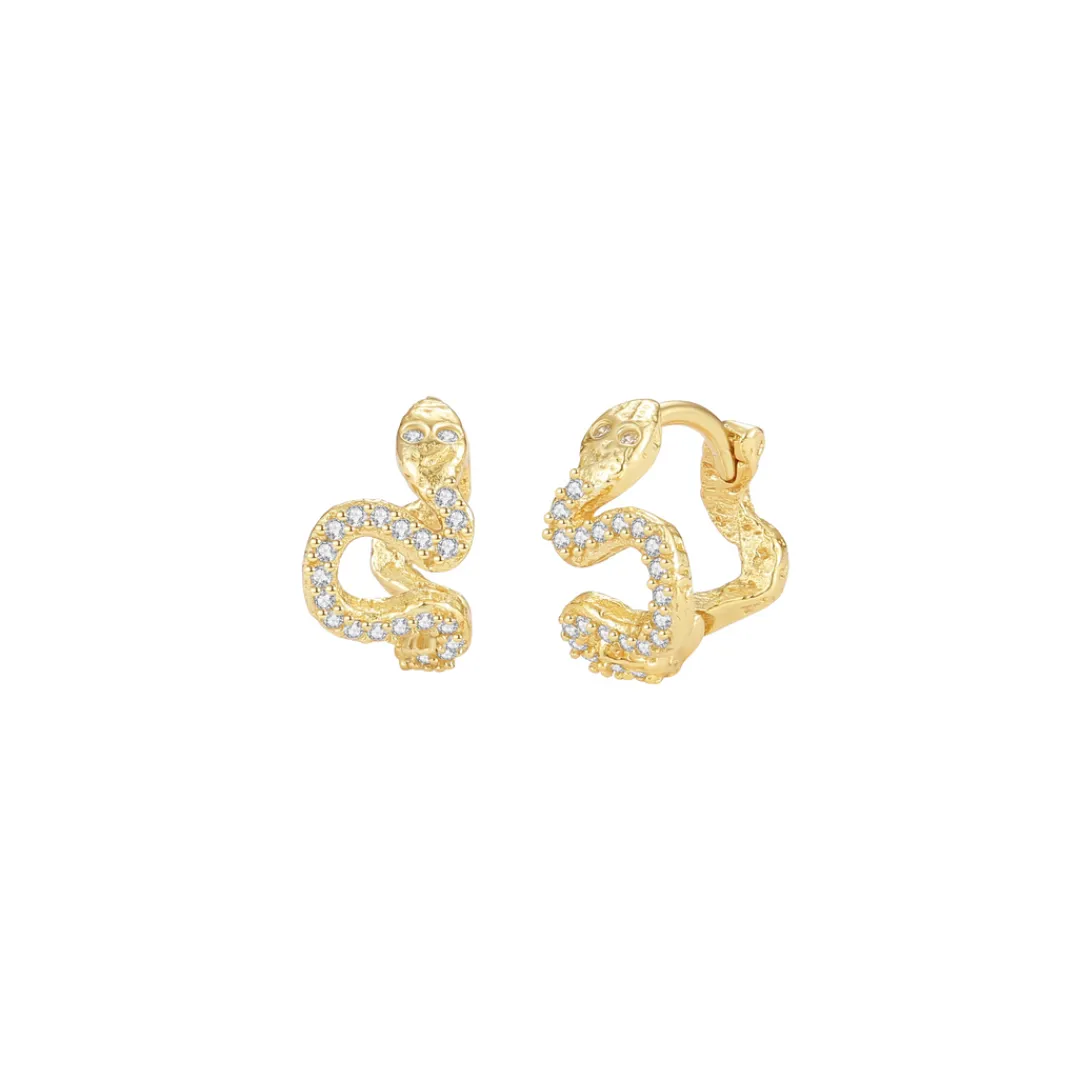 Nava Copenhagen Hoops | Øreringe>Vasuki Earrings - Gold Plated