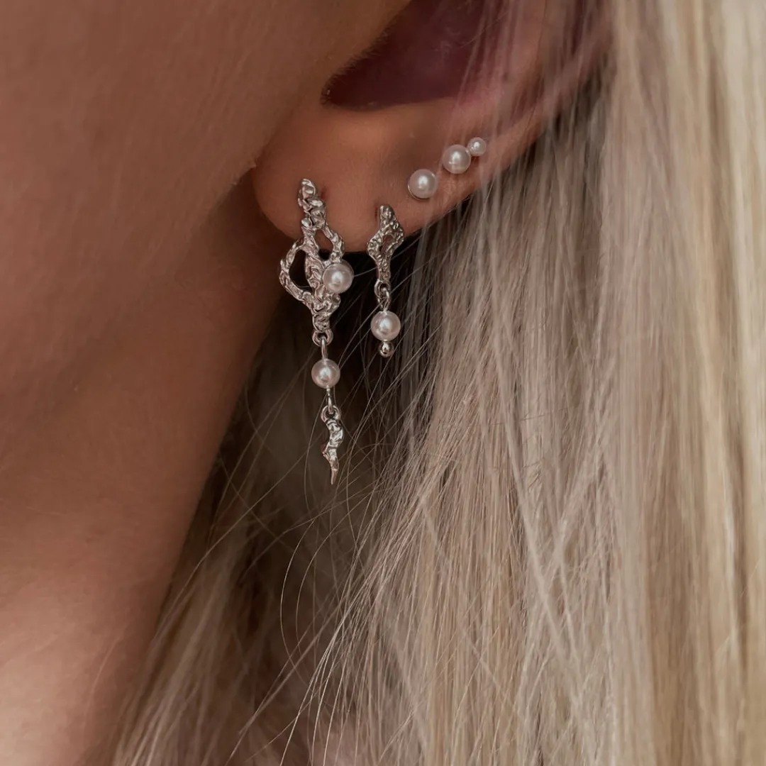 Nava Copenhagen Øreringe | Ørestikker>Zale Earrings - Silver